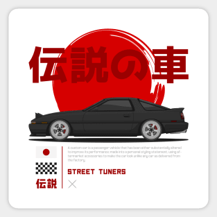 Midnight Racer Black MK3 A70 JDM Sticker